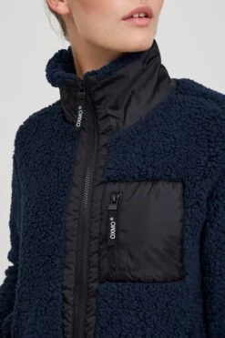 OXMO Outdoorjacken Fleecejacke Frauen Schwarz -OXMO Verkaufs-Shop ab6ebde4b7c9de92c69f05b3612ea09a