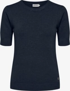 OXMO Pullover Strickpullover Helin Frauen Dunkelblau