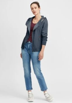 OXMO Sweatjacken Kapuzensweatjacke Vicky Frauen Blau / Dunkelblau 8 OXMO Sweatjacken Kapuzensweatjacke Vicky Frauen Blau / Dunkelblau -OXMO Verkaufs-Shop acb4337aa4942fd7fd074e8e8642f812