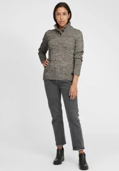 OXMO Rollkragenpullover Strickpullover Philicita Frauen Grau 8 OXMO Rollkragenpullover Strickpullover Philicita Frauen Grau -OXMO Verkaufs-Shop acf2dd51214533ebd5cd43efb7322653