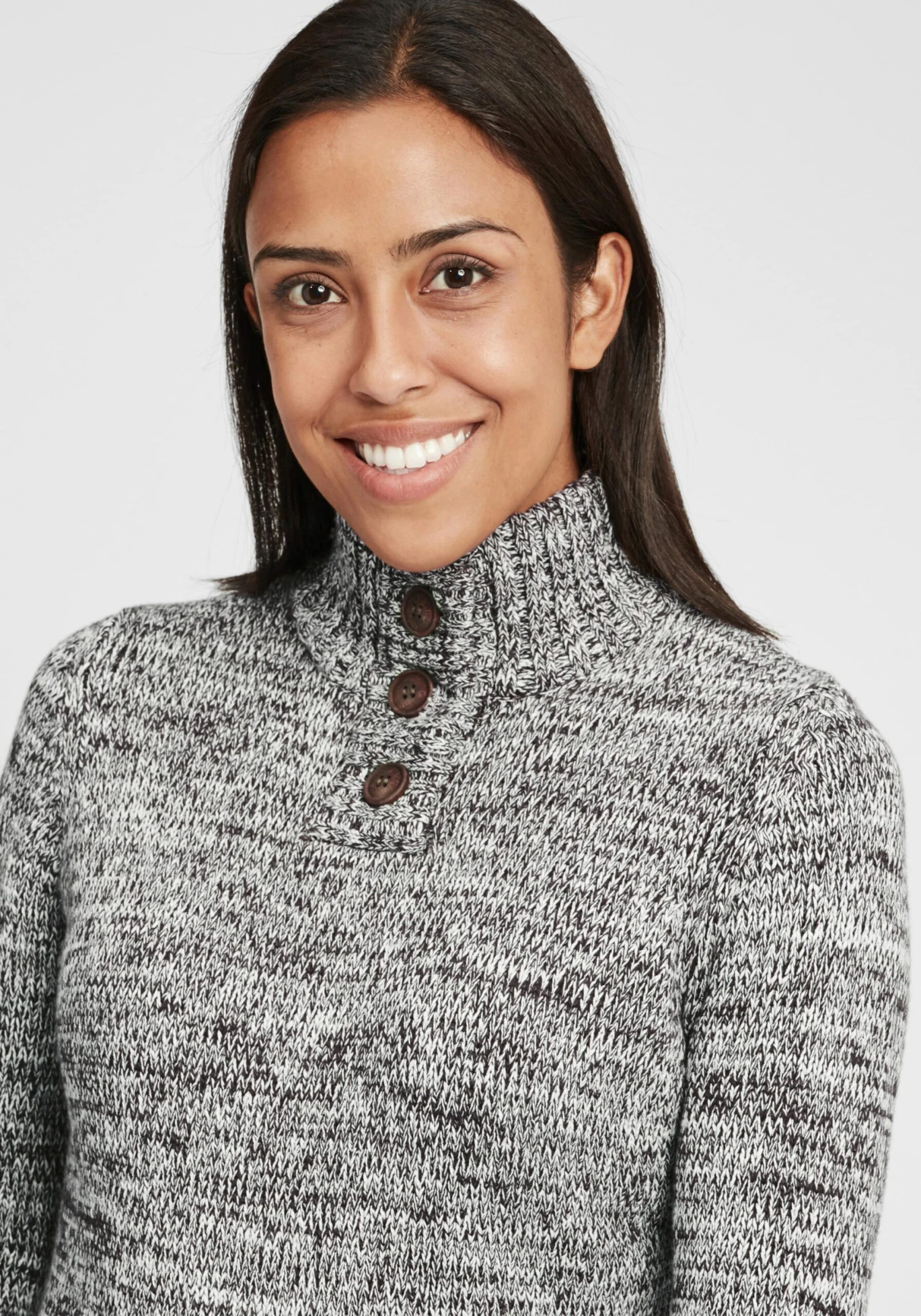 OXMO Rollkragenpullover Strickpullover Philicita Frauen Blau 5 OXMO Rollkragenpullover Strickpullover Philicita Frauen Blau – Bild 5