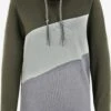 OXMO Pullover Hoodie Agda Frauen Grau / Oliv