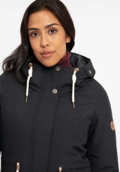 OXMO Jacken Parka Melly Frauen Schwarz -OXMO Verkaufs-Shop ae50f4ec08e0629fa3bd53bf4367d0b6