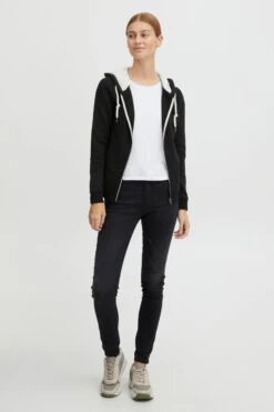 OXMO Sweatjacken Sweatshirtjacke Binja Frauen Schwarz 11 OXMO Sweatjacken Sweatshirtjacke Binja Frauen Schwarz -OXMO Verkaufs-Shop aeb8c089ceb536aef5e6b25da2f003e1