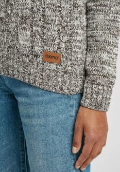 OXMO Feinstrickpullover Strickpullover Phia Frauen Grau -OXMO Verkaufs-Shop af7bc4d98907a15538fee1f211da7bd7