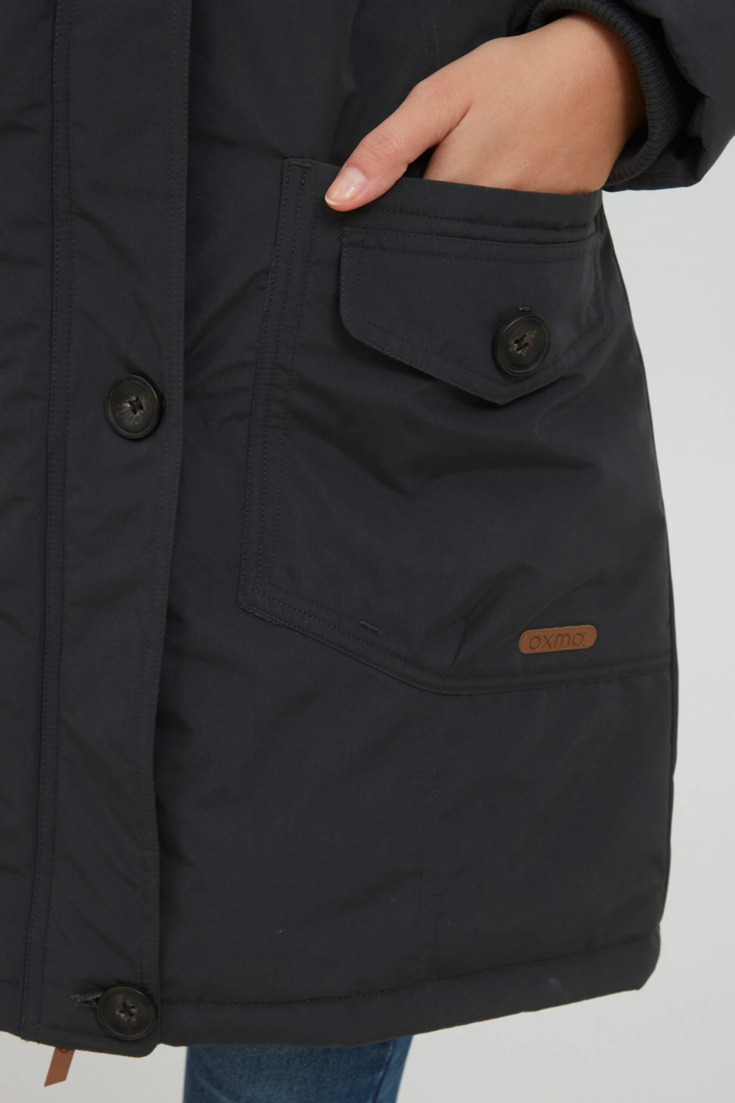 OXMO Jacken Parka Tala Frauen Grau 6 OXMO Jacken Parka Tala Frauen Grau – Bild 6