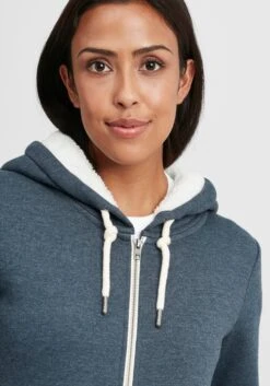 OXMO Sweatjacken Sweatjacke Binja Frauen Blau -OXMO Verkaufs-Shop b31d35a6568ac9537997c6febe32f078