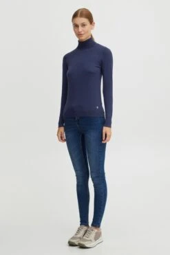 OXMO Rollkragenpullover Pullover Katja Frauen Marine 8 OXMO Rollkragenpullover Pullover Katja Frauen Marine -OXMO Verkaufs-Shop b4f057226715612522d0ce20e0a73aaf