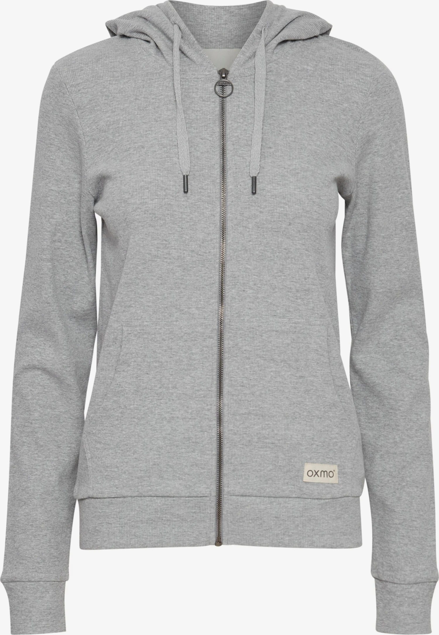 OXMO Sweatjacken Kapuzensweatshirtjacke Lova Frauen Hellgrau 1 OXMO Sweatjacken Kapuzensweatshirtjacke Lova Frauen Hellgrau