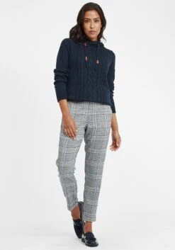 OXMO Stoffhosen Tapered Hose Livia Frauen Grau 8 OXMO Stoffhosen Tapered Hose Livia Frauen Grau -OXMO Verkaufs-Shop b76386033a8951bfd099dc8d66a52d9f