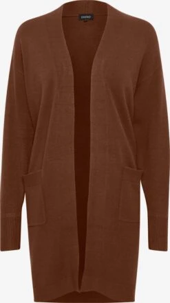 OXMO Strickjacken Strickjacke Frauen Braun