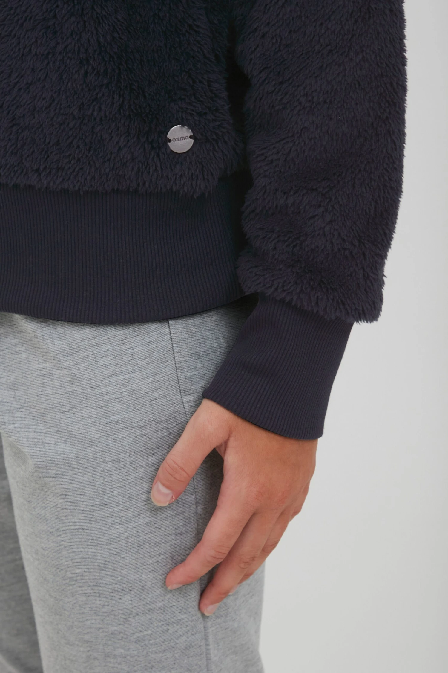 OXMO Pullover Rundhalspullover ANNICA Frauen Dunkelblau 6 OXMO Pullover Rundhalspullover ANNICA Frauen Dunkelblau – Bild 6