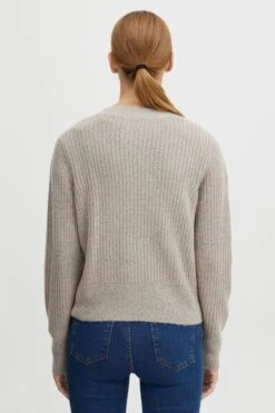 OXMO Strickjacken Strickjacke Frauen Grau -OXMO Verkaufs-Shop b9c37a9e26d56b904a80580c1166fac7