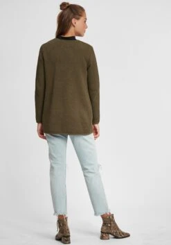 OXMO Strickjacken Strickjacke Hilda Frauen Grün -OXMO Verkaufs-Shop bac0bafb5e66ff3c8de6814e062333b6