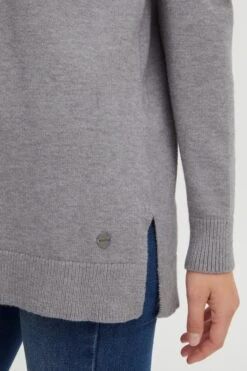 OXMO Pullover Strickpullover Ratina Frauen Graumeliert -OXMO Verkaufs-Shop bbe97aa5d02593804a67013b3c3b06b7