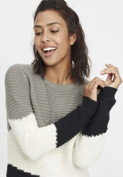 OXMO Feinstrickpullover Pullover Olma Frauen Grau -OXMO Verkaufs-Shop bc326a4e762c58522b518a0543776ed9