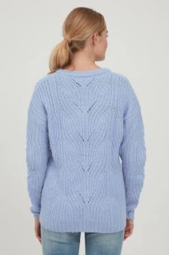 OXMO Feinstrickpullover Pullover Chiara Frauen Himmelblau -OXMO Verkaufs-Shop bc9c5515511bb85e79fcc7bb991a2d26