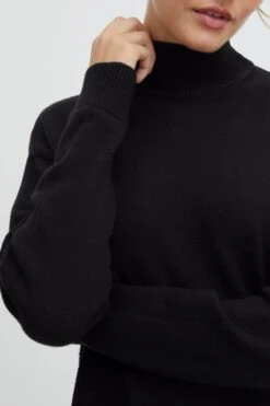 OXMO Pullover Strickpullover Ratina Frauen Schwarz -OXMO Verkaufs-Shop bcfcf3d1ecb9b464b521884d3e6889f5