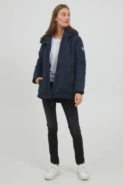 OXMO Winterjacken Winterjacke Jytte Frauen Blaumeliert -OXMO Verkaufs-Shop befb18612d80db000d66f660a4c9f6cf