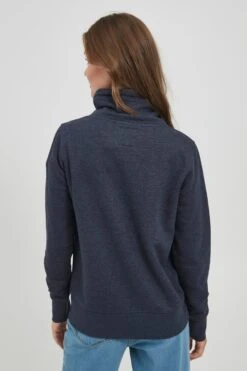OXMO Rollkragenpullover Kapuzenpullover UDINE Frauen Dunkelblau -OXMO Verkaufs-Shop c06afc6a80ee150411709e140b2eee83