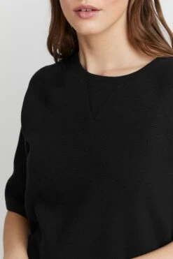 OXMO Pullover Rundhalspullover JONNE Frauen Schwarz -OXMO Verkaufs-Shop c1208b466f342303b9d0a75bd5519302