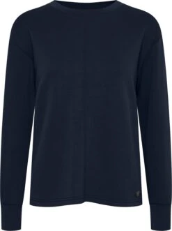 OXMO Pullover Sweatshirt Pea Frauen Blau -OXMO Verkaufs-Shop c1bf9ed0fb3bf3d18b55f354238ba53a