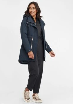 OXMO Jacken Parka Melly Frauen Blau / Marine / Navy / Dunkelblau -OXMO Verkaufs-Shop c36b2bbf640723c2c86f4ec1d4b23d15