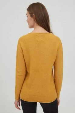 OXMO Feinstrickpullover Pullover Ilva Frauen Gelb -OXMO Verkaufs-Shop c4cd484128138bc5b2b0695ea7ec3eac