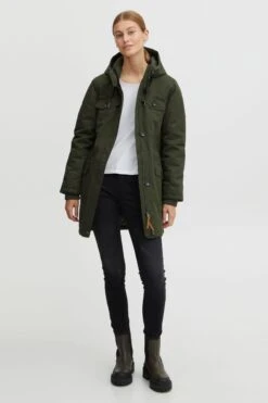 OXMO Jacken Parka Tala Frauen Grün / Khaki -OXMO Verkaufs-Shop c5539acd05e398310e76b80b805043f1