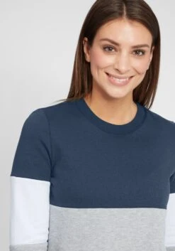 OXMO Sweatshirts Sweatshirt Omaya Frauen Blau -OXMO Verkaufs-Shop c78b5464bb99642d26153b155d05f376