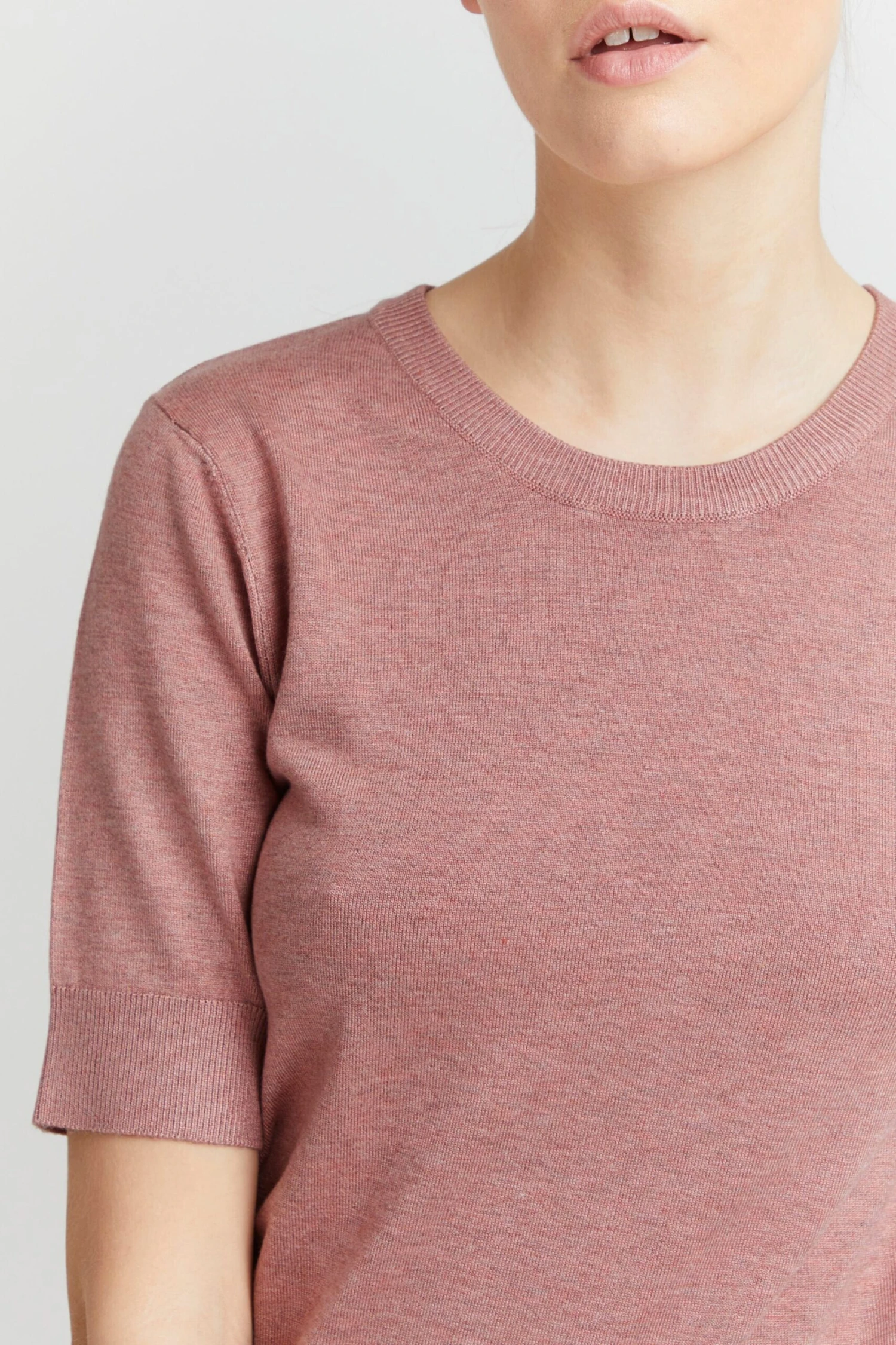 OXMO Pullover Strickpullover Helin Frauen Rosa 5 OXMO Pullover Strickpullover Helin Frauen Rosa – Bild 5