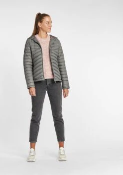 OXMO Übergangsjacken Steppjacke QuelIa Frauen Grau -OXMO Verkaufs-Shop c96e786c66e501ad7ecfb81b032bfef2