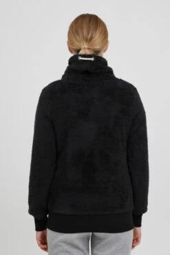 OXMO Pullover Fleecepullover ANNIKI Frauen Schwarz -OXMO Verkaufs-Shop c9dbcfc6db2680c006ce4fb7ffa97c9b