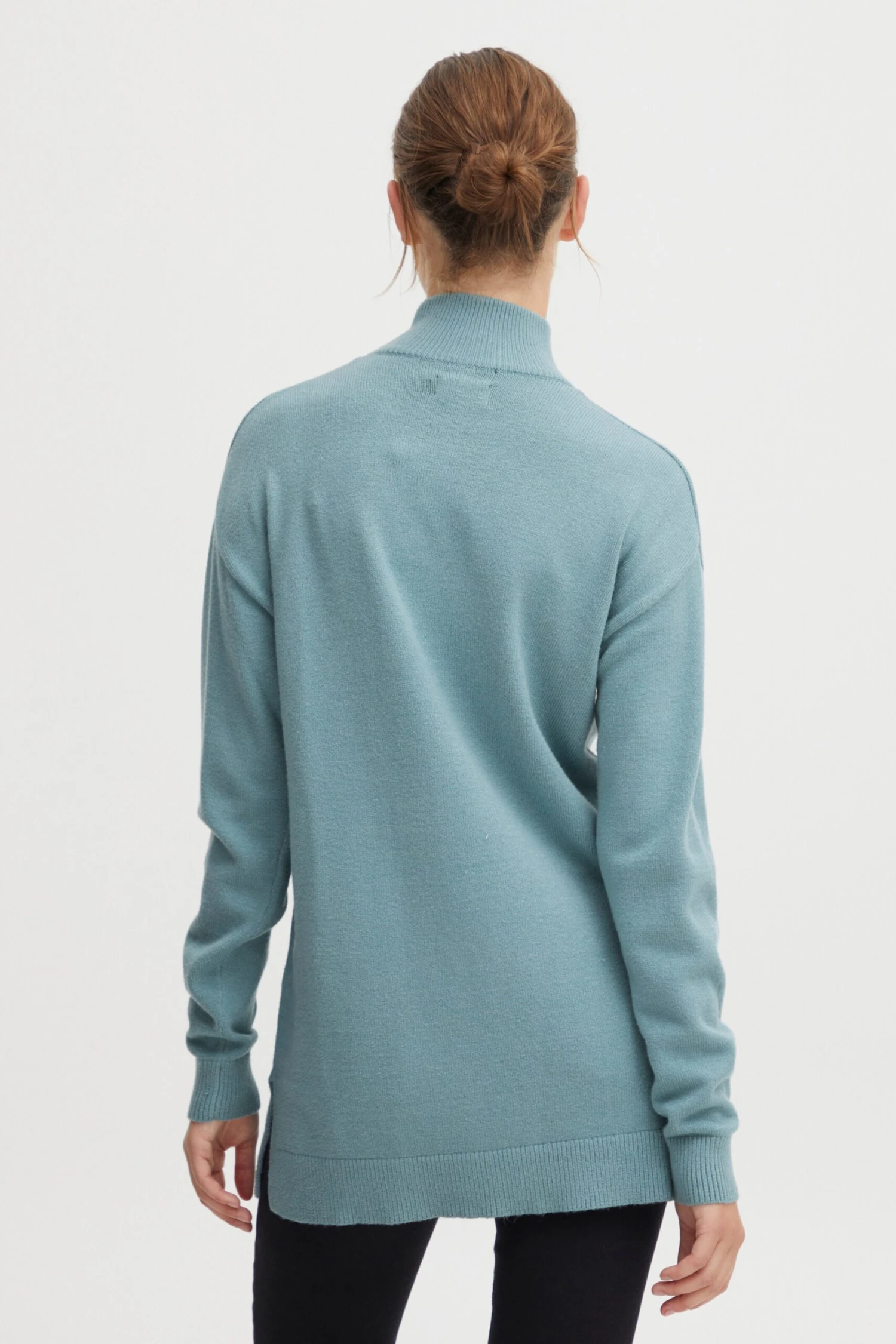 OXMO Pullover Strickpullover Ratina Frauen Blau 4 OXMO Pullover Strickpullover Ratina Frauen Blau – Bild 4