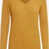 OXMO Feinstrickpullover Pullover Ilva Frauen Gelb