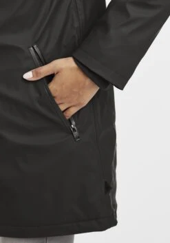 OXMO Übergangsjacken Regenjacke Janina Frauen Schwarz -OXMO Verkaufs-Shop cd20b6f88794d724b9b65b0a54769650