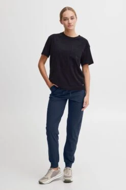 OXMO Stoffhosen Tapered Hose Oxodette Frauen Indigo 9 OXMO Stoffhosen Tapered Hose Oxodette Frauen Indigo -OXMO Verkaufs-Shop cd657cb479643e09c86be1b2a41ff638