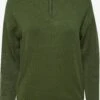 OXMO Rollkragenpullover Rollkragenshirt Frauen Dunkelgrün