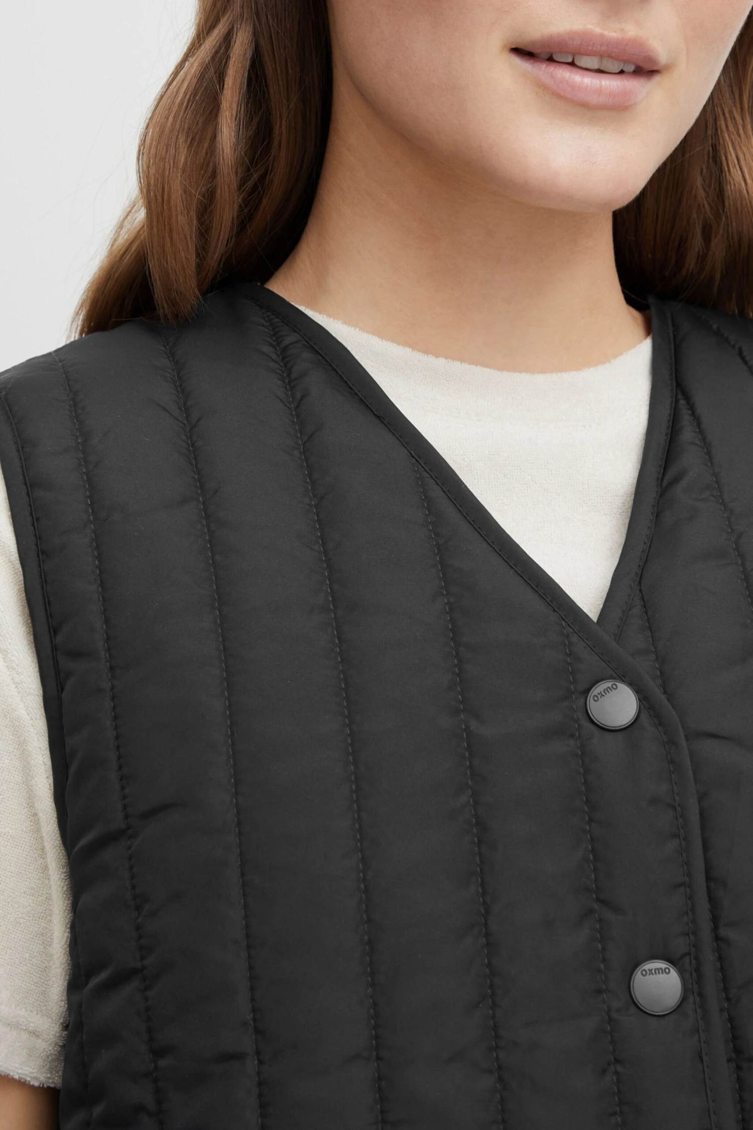 OXMO Westen Weste Sadget Frauen Schwarz 5 OXMO Westen Weste Sadget Frauen Schwarz – Bild 5