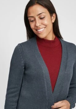 OXMO Strickjacken Strickjacke Paula Frauen Blau -OXMO Verkaufs-Shop cf5502a2438e18251e7bff9e7709f3e7