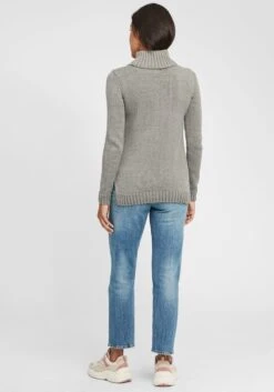 OXMO Pullover Rollkragenpullover Pia Frauen Grau / Hellgrau -OXMO Verkaufs-Shop cfb9d8ccf29b2d9125946d4d6de33bed