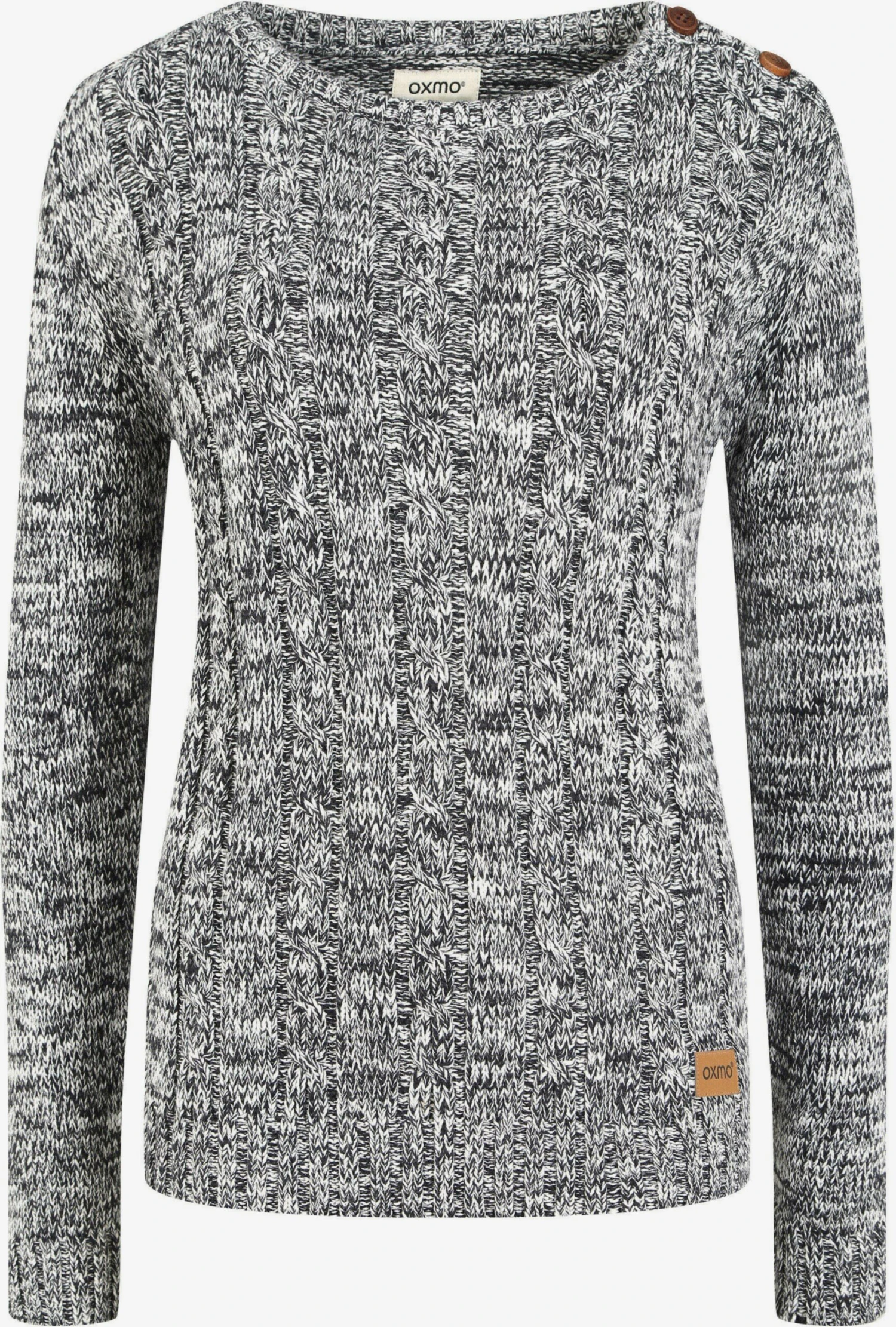 OXMO Feinstrickpullover Strickpullover Phia Frauen Blau 1 OXMO Feinstrickpullover Strickpullover Phia Frauen Blau