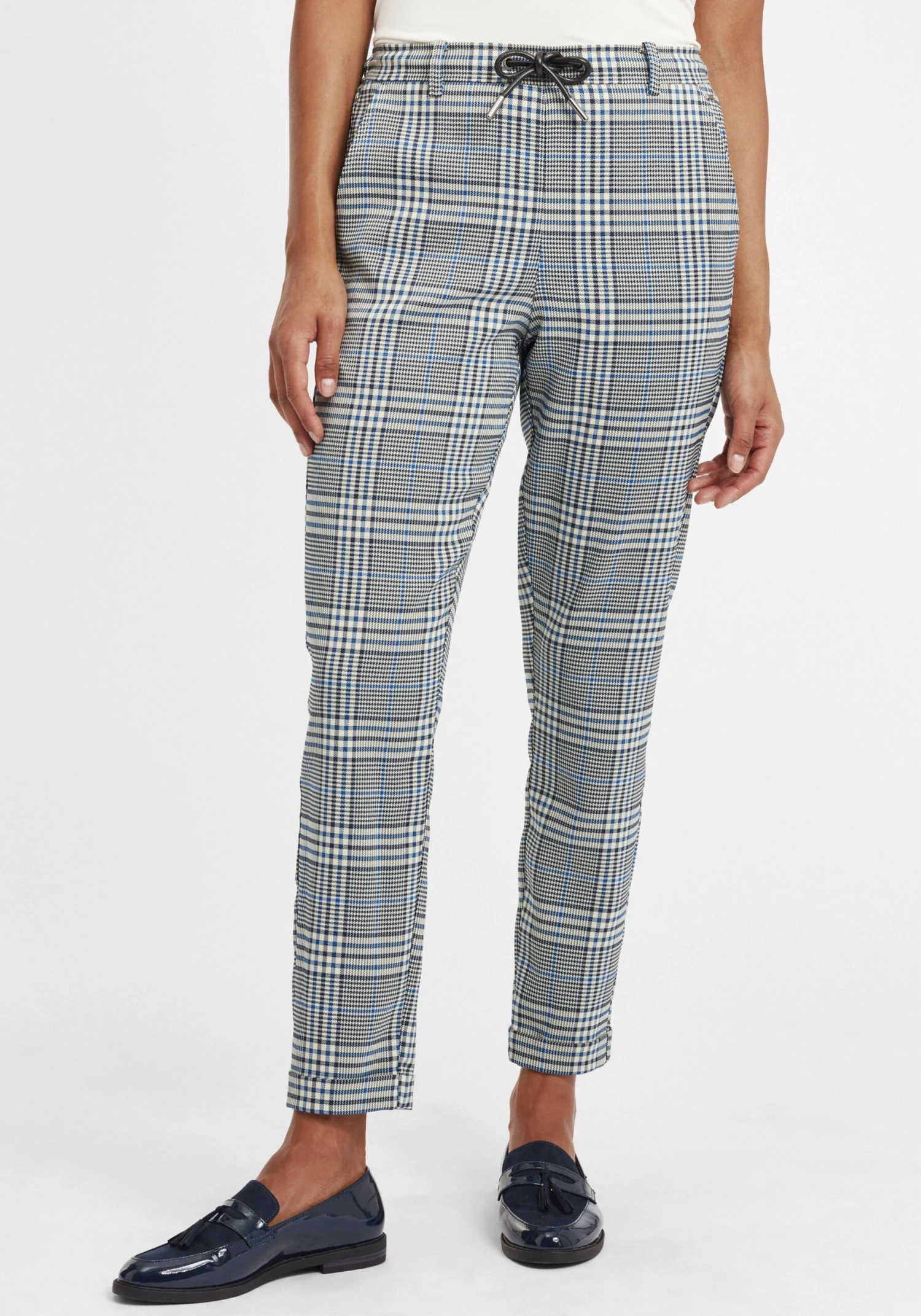 OXMO Stoffhosen Tapered Hose Livia Frauen Grau 2 OXMO Stoffhosen Tapered Hose Livia Frauen Grau – Bild 2