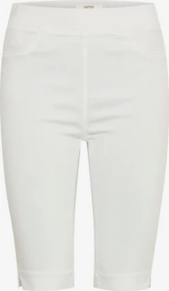 OXMO Shorts Skinny Bermuda Ditrine Frauen Weiß