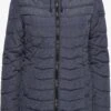 OXMO Winterjacken Steppmantel NELLY Frauen Indigo
