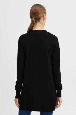 OXMO Strickjacken Strickjacke Oxkat Frauen Schwarz -OXMO Verkaufs-Shop d14e6d4cbec38bed298e80a22a844161