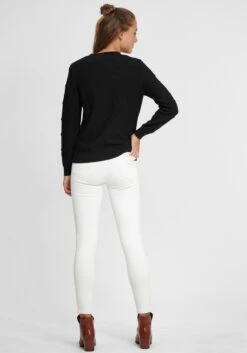 OXMO Feinstrickpullover Pullover Dotta Frauen Schwarz -OXMO Verkaufs-Shop d15e2658bcec3e4cc3ad7cdc8234dac3