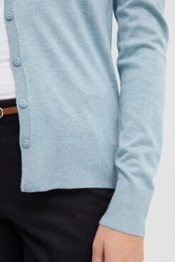 OXMO Strickjacken Strickjacke Oxhelene Frauen Pastellblau -OXMO Verkaufs-Shop d17785fbf8f55ab6cddf1fe908061fe3