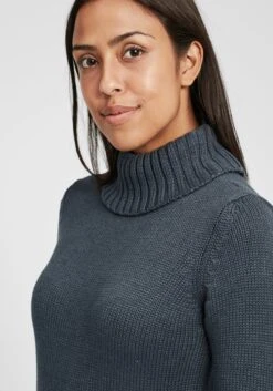 OXMO Pullover Rollkragenpullover OXPIA Frauen Blau -OXMO Verkaufs-Shop d24c730645a1bca953fb90b321b5cb21