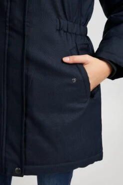 OXMO Winterjacken Winterjacke Maribel Frauen Dunkelblau / Blaumeliert -OXMO Verkaufs-Shop d29922e0e9878158f3901abf3353e6f1